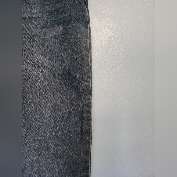 Bisou Bisou Bohemian Rhapsody Y2K Low-rise Flare Jeans Size 2 in Blue - Picture 6 of 13